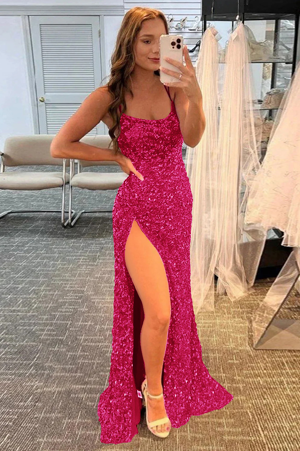mermaid-glitter-sequins-sexy-hot-pink-backless-long-prom-dress-berlinnova