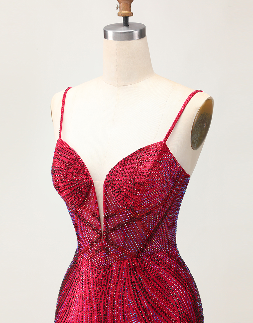 Sparkly Royal Blue Short Tight Backless Homecoming Dress with Beading