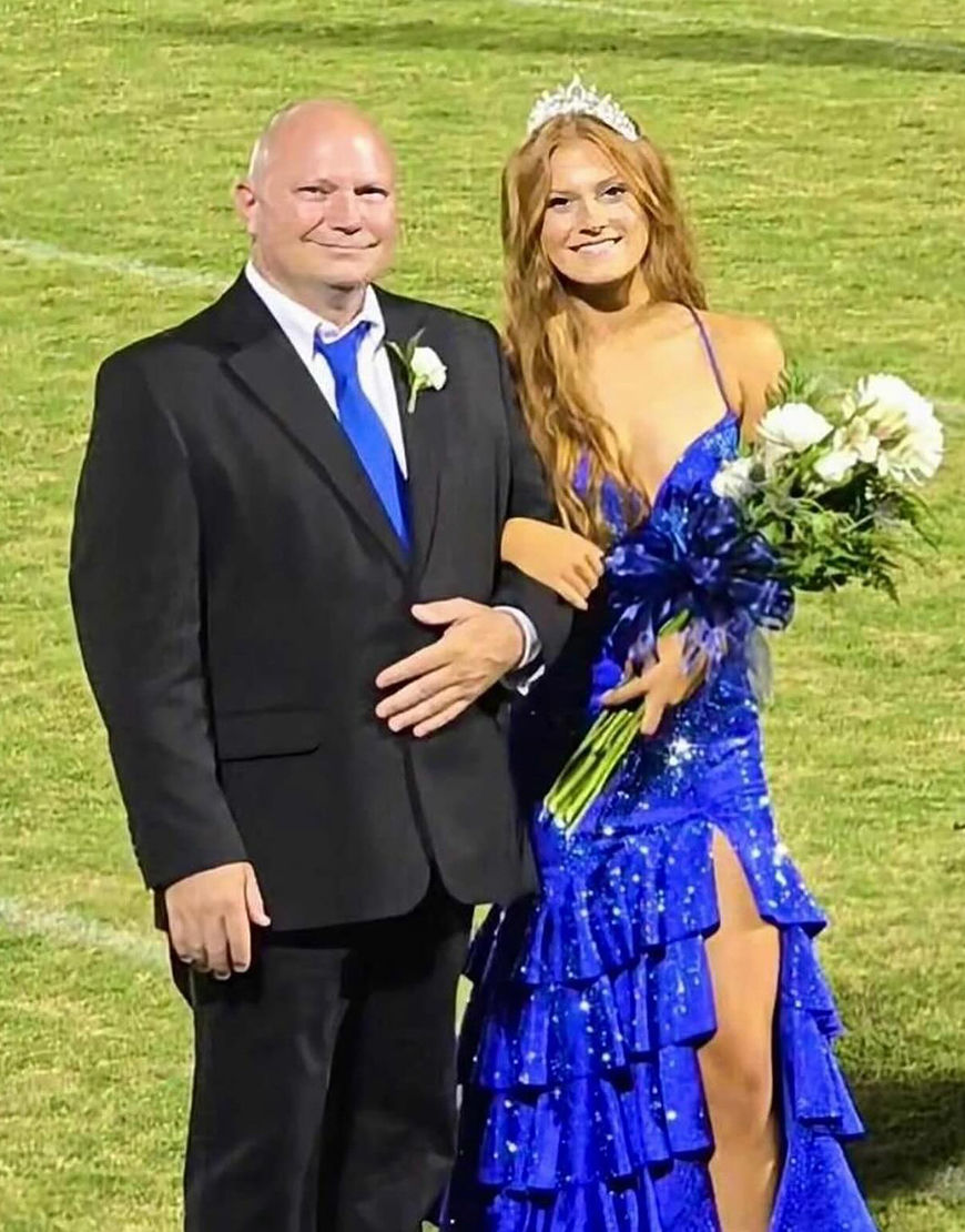 Sparkly Black Mermaid Spaghetti Straps Beaded Ruffles Long Prom Dress with Slit