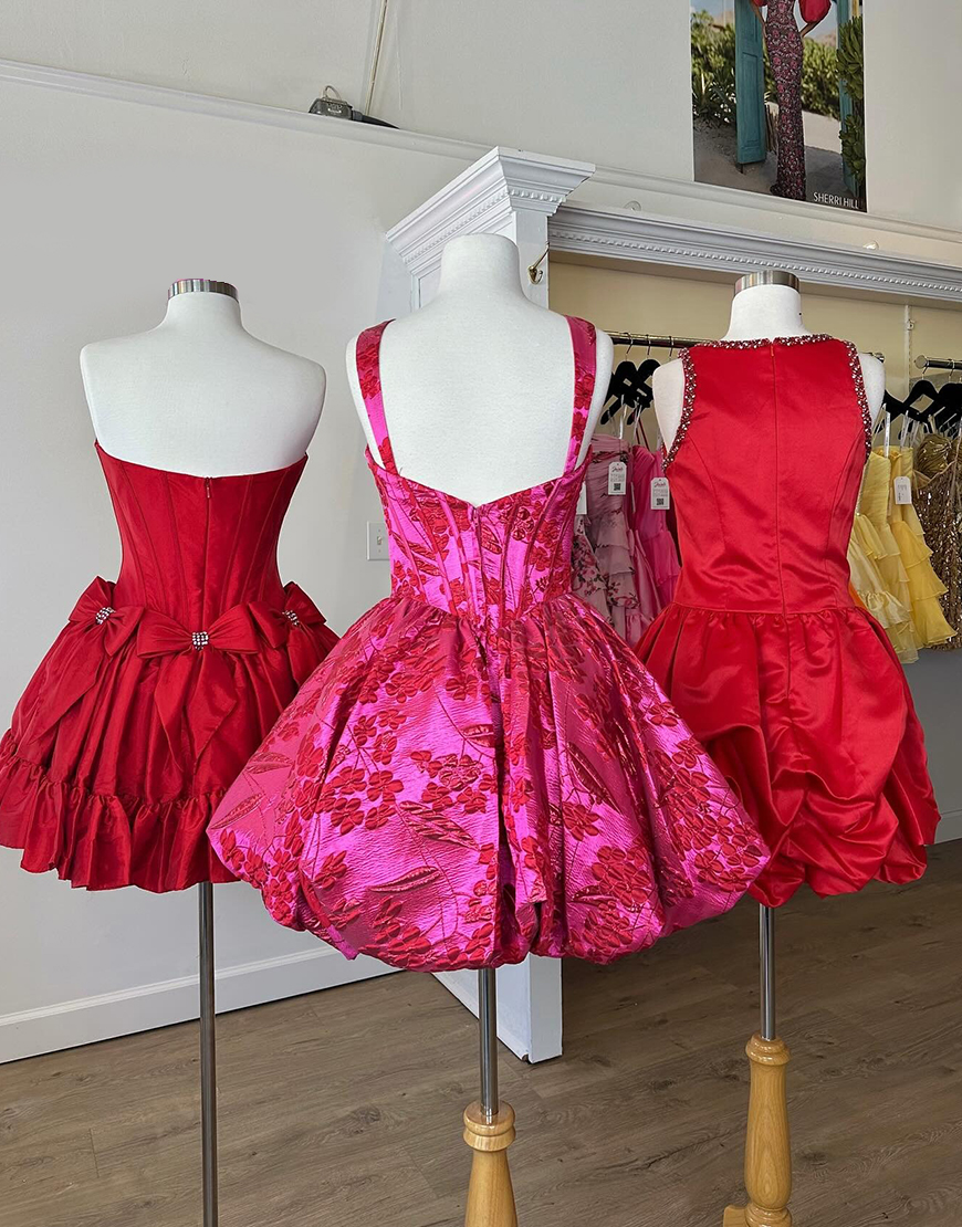 Sparkly Black A-Line Beaded Ruffle Homecoming Dress with Bowknots