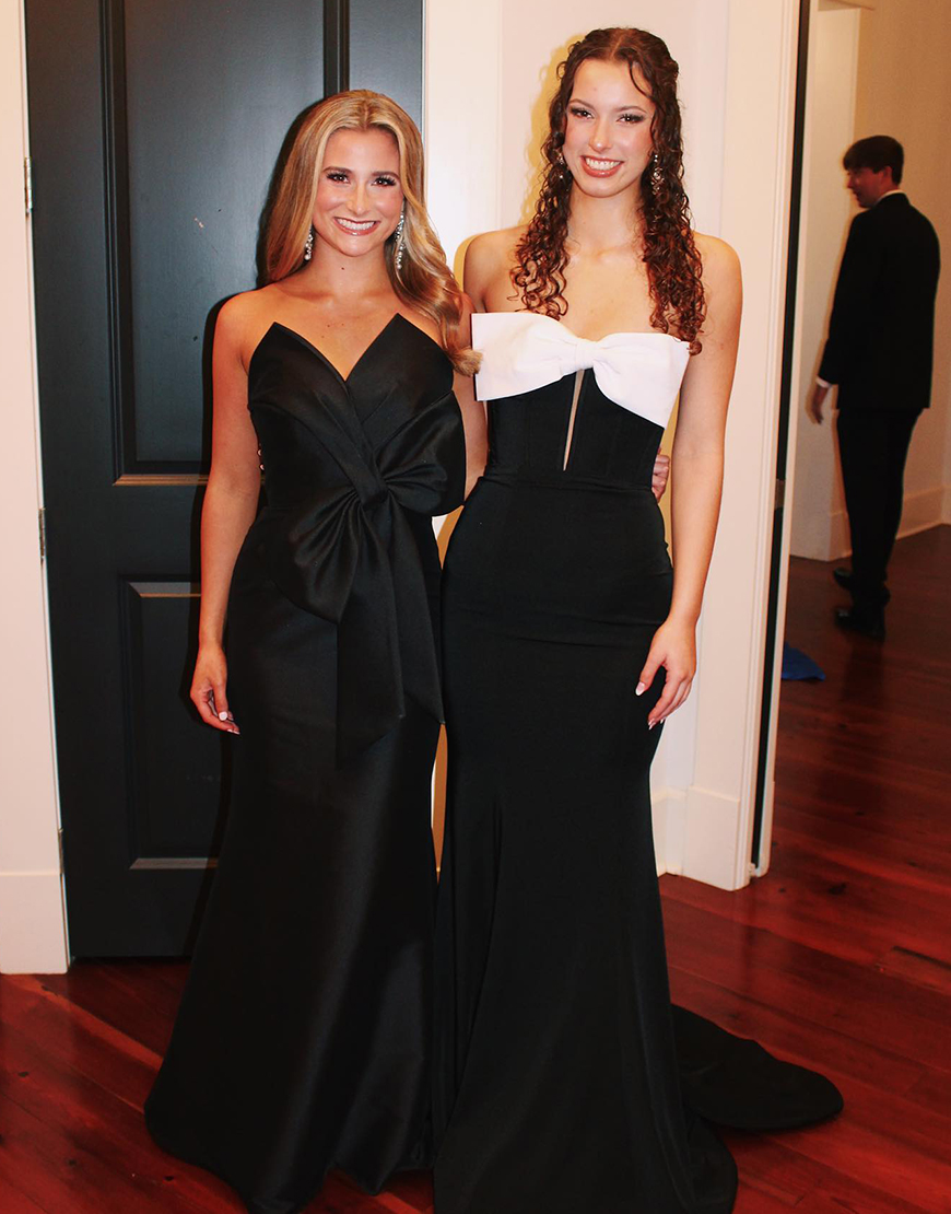 Mermaid Black Strapless Satin Long Prom Dress with Bow