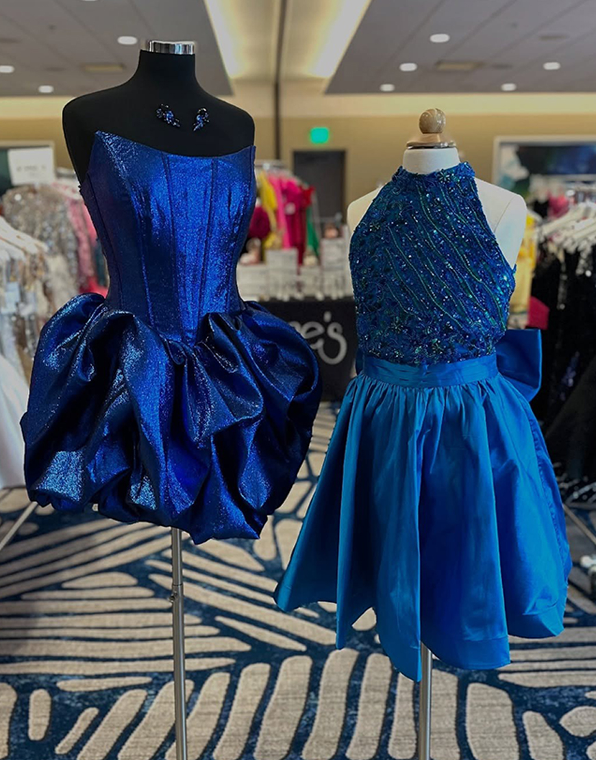 Sparkly Fuchsia Corset Strapless Sequins Short Homecoming Dress