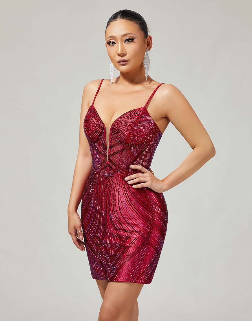 Sparkly Royal Blue Short Tight Backless Homecoming Dress with Beading