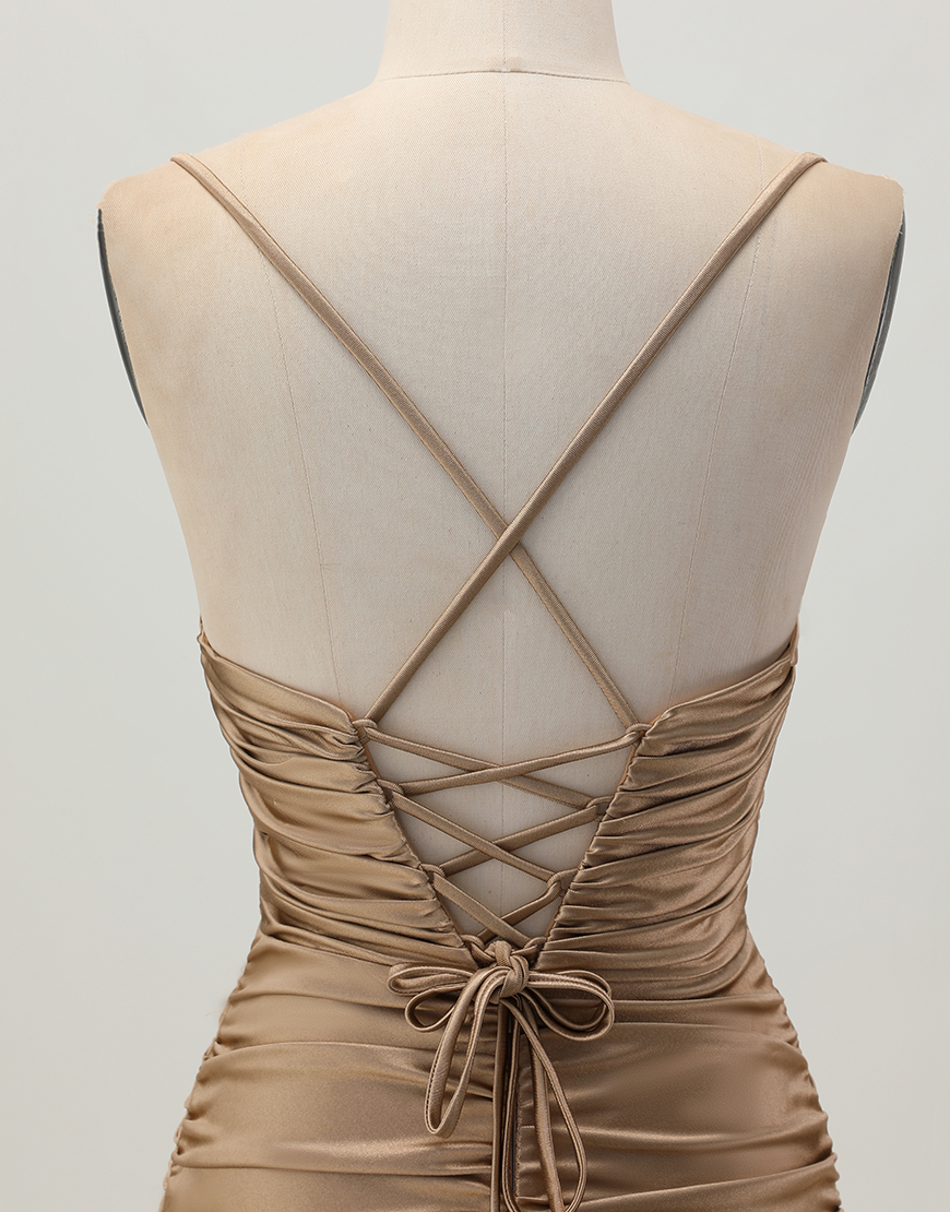 Sparkly Red Tight Cut Out Short Homecoming Dress with Rhinestone