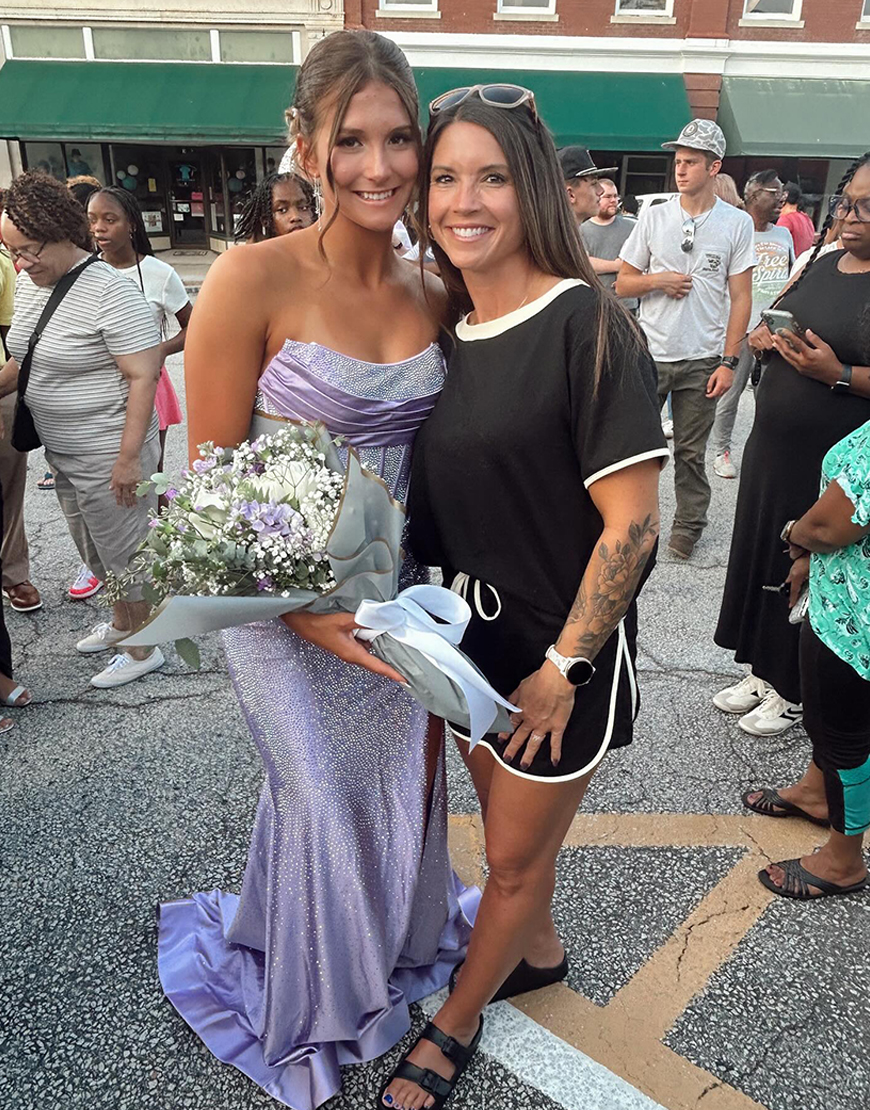 Sparkly Blue Mermaid Strapless Beaded Long Corset Prom Dress with Slit