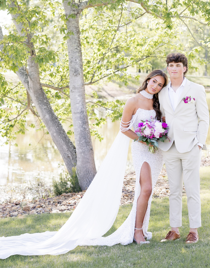 Sparkly White Corset Mermaid Off the Shoulder Long Prom Dress with Pearls