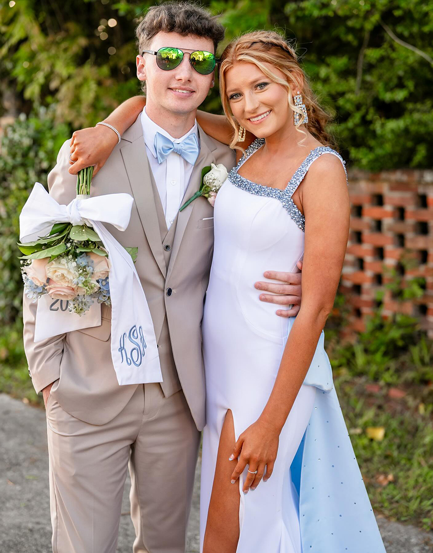 Sparkly White Mermaid Square Neck Beaded Long Prom Dress with Bow