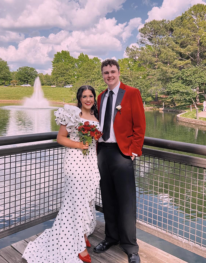 Mermaid One Shoulder White Ruffled Polka Dots Long Prom Dress with Slit