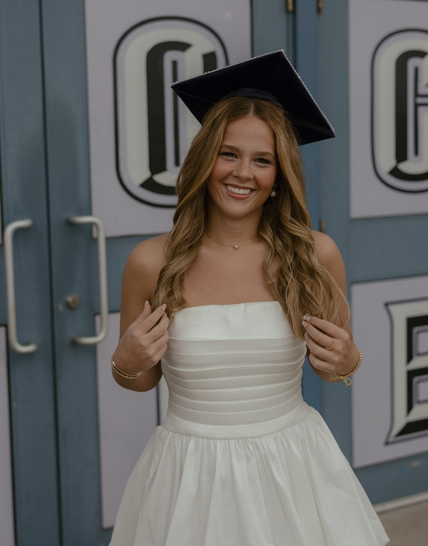 White Strapless Ruched Short A Line Graduation Dress