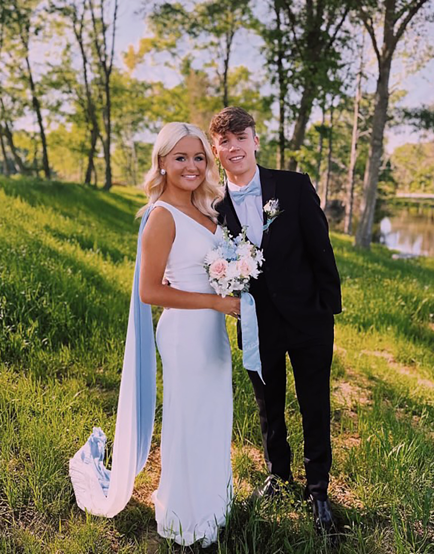 Simple White Sheath One Shoulder Long Prom Dress with Side Cape