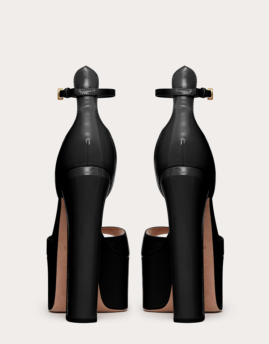 White Open Toe Chunky Prom High Heels