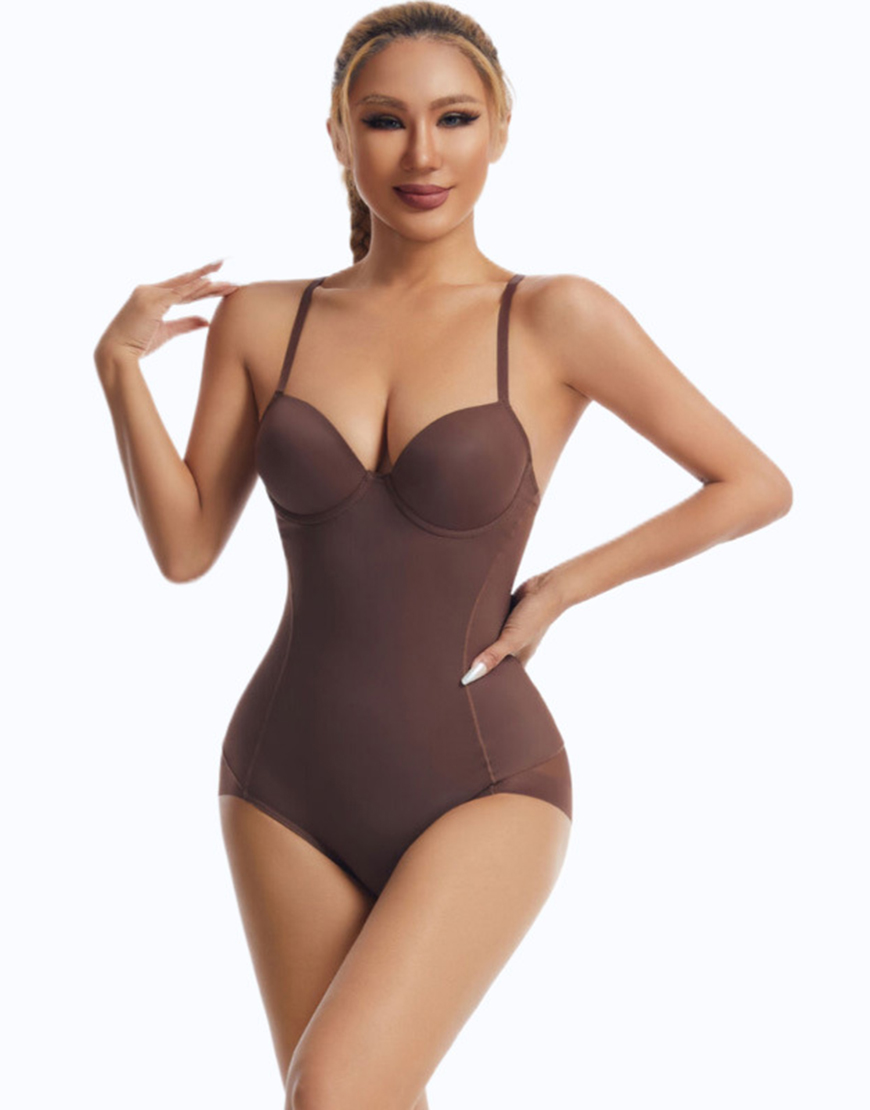 Blush Tummy Control Push Up Seamless Shapewear