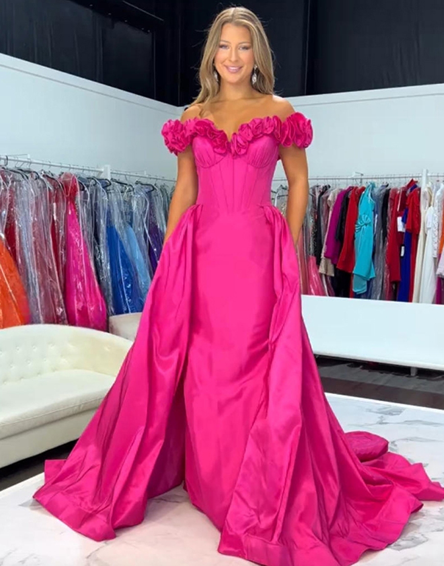 Yellow Mermaid Corset Off the Shoulder Long Prom Dress with Cape