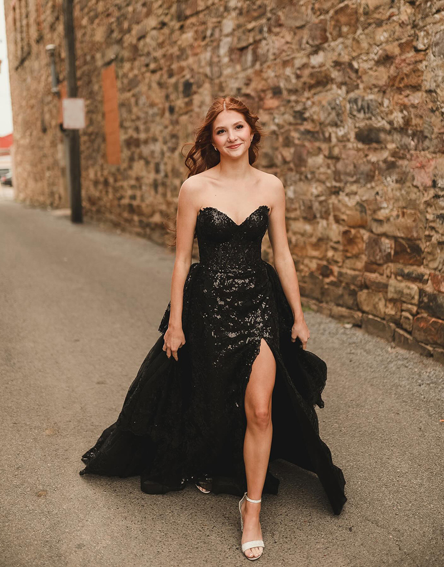 Sparkly Light Blue Corset Ruffled Tiered Long Prom Dress with Cape