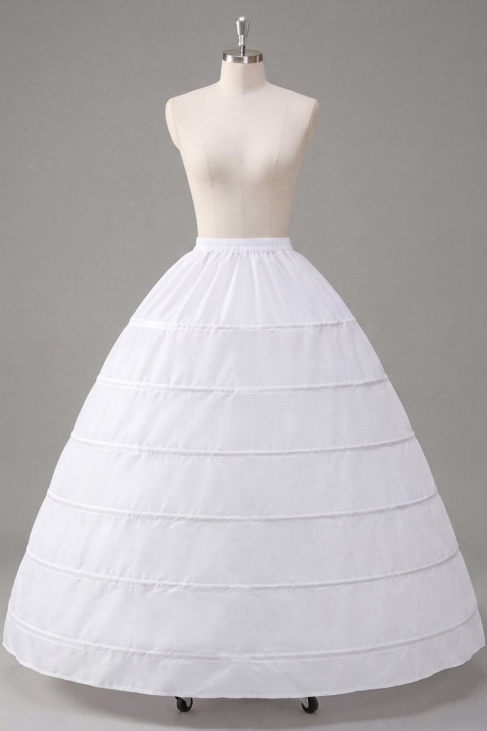 Women 6 Hoop Crinoline Petticoat Underskirt for Quinceanera Dress