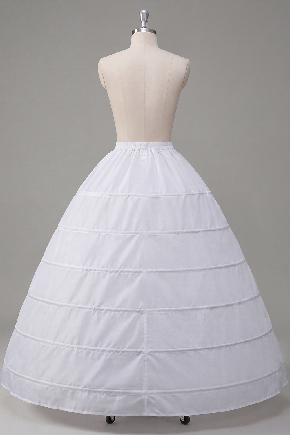Women 6 Hoop Crinoline Petticoat Underskirt for Quinceanera Dress