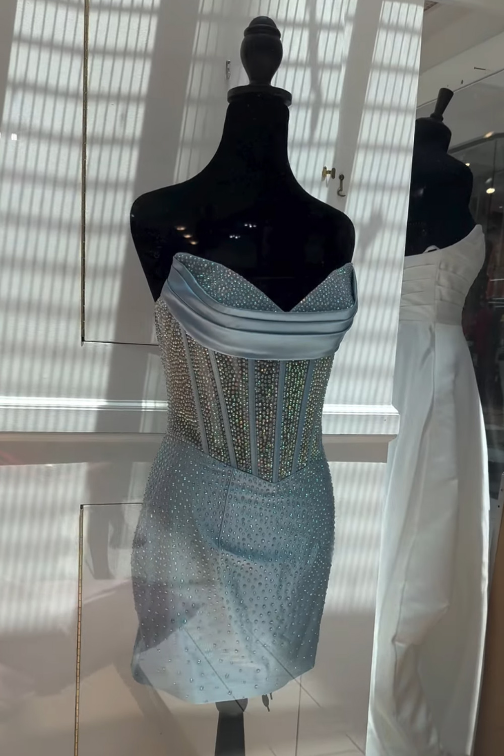 Sparkly Yellow Corset Beaded Tight Sweetheart Short Birthday Dress