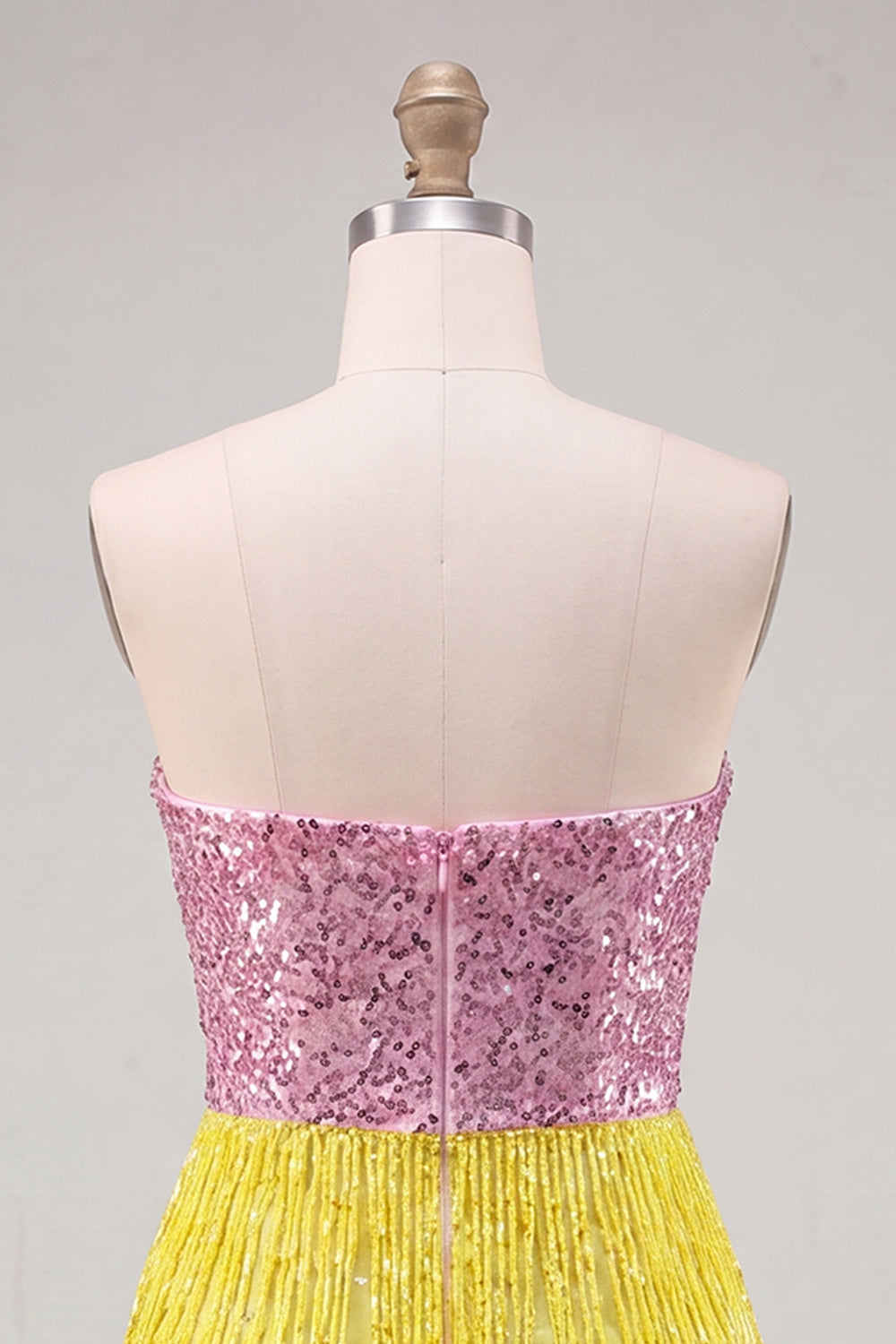 Sparkly Fuchsia Sequin Tight Short Homecoming Dress with Fringes