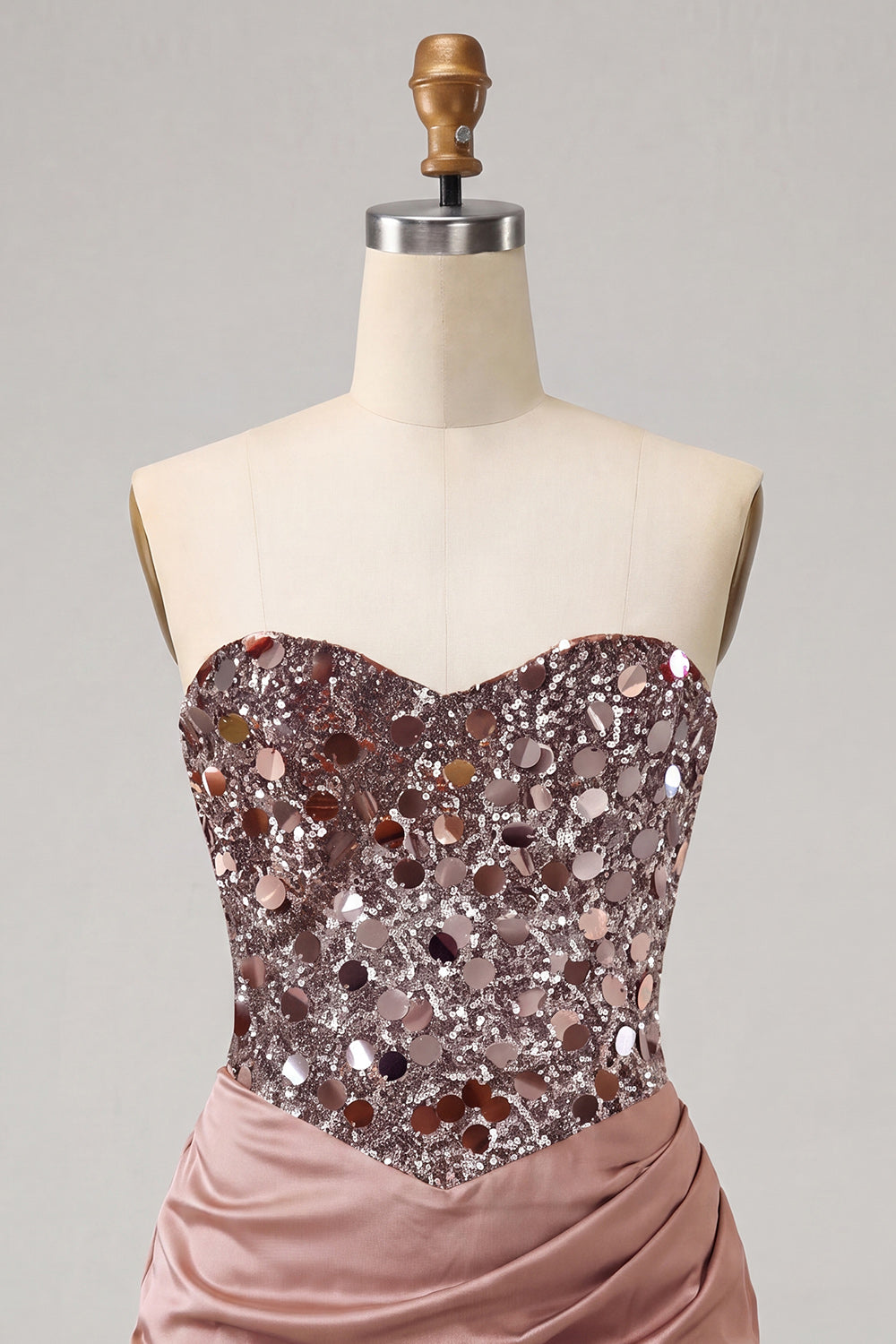 Sparkly Red Sequin Ruched Sweetheart Tight Short Homecoming Dress