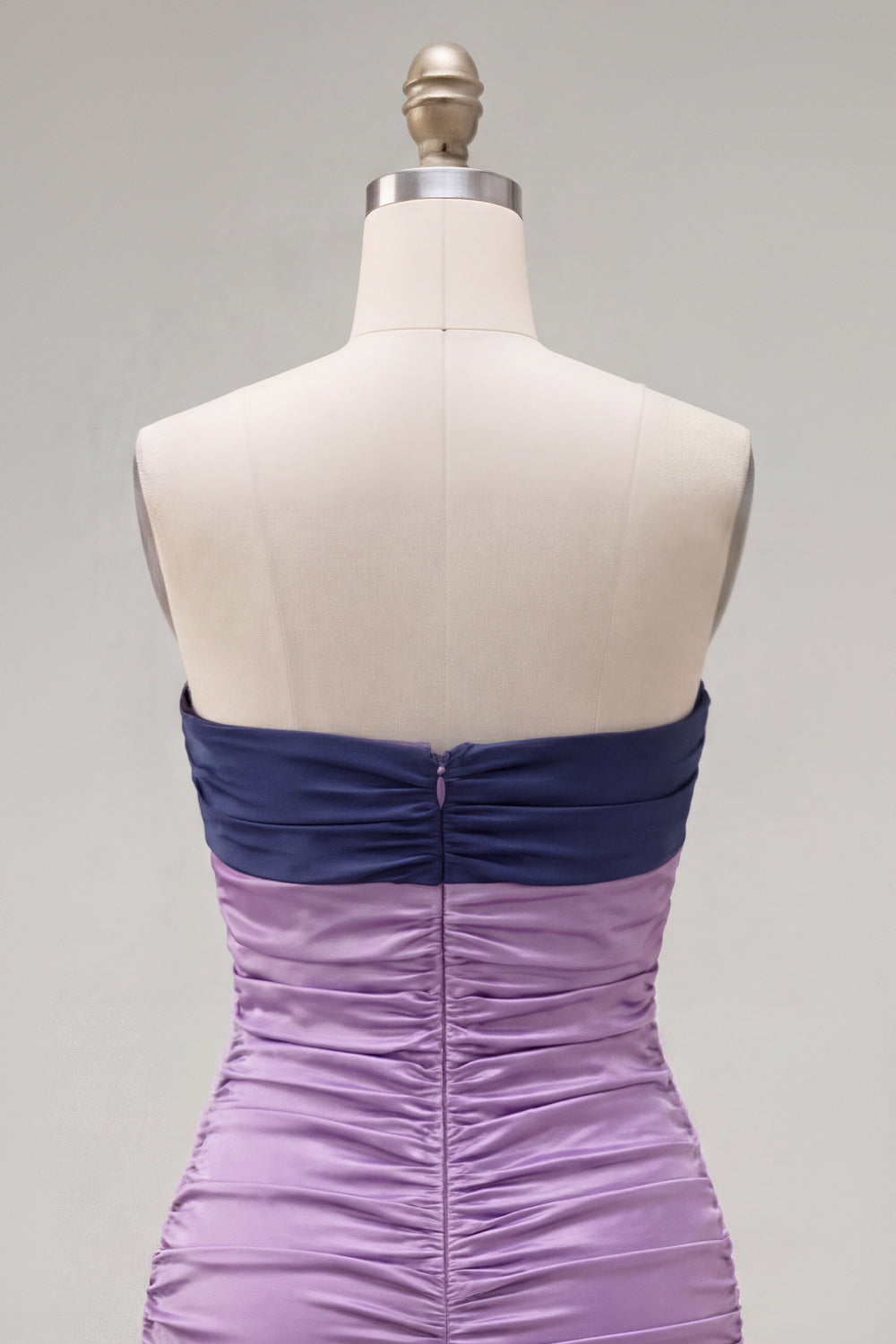 Pink Fuchsia Color Block Keyhole Short Tight Homecoming Dress