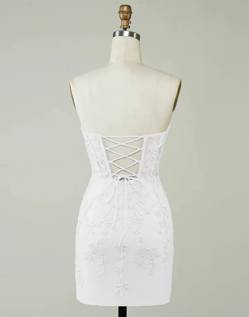 Sexy Elegant Sweetheart Lace Homecoming Dress Party Dress