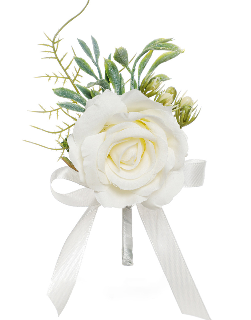 Blue Boutonniere for Homecoming Party