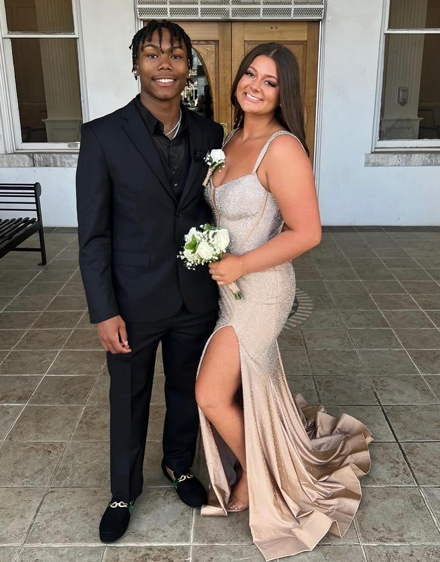 Sexy Spaghetti Straps Long Glitter Prom Dress