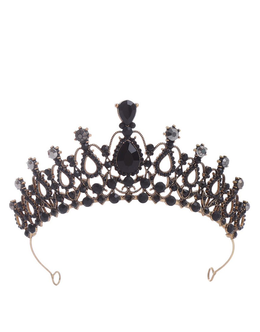 Elegant Silver Crystal Wedding Tiaras Princess Quinceanera Crown