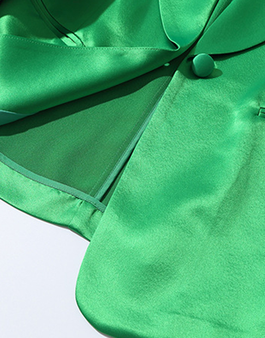 Champagne Shawl Lapel Women Party Blazer