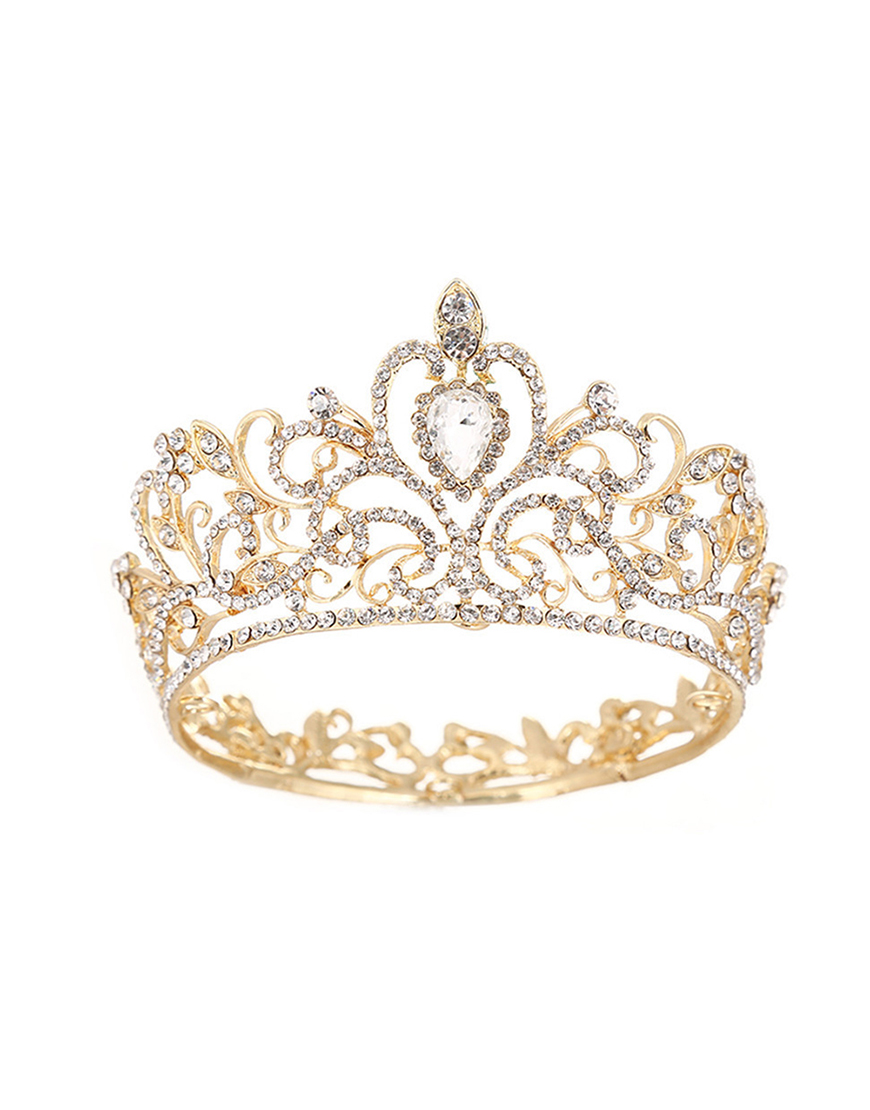 Sparkly Silver Crystal Queen Tiaras Princess Quinceanera Crown