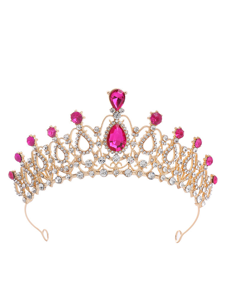 Elegant Silver Crystal Wedding Tiaras Princess Quinceanera Crown