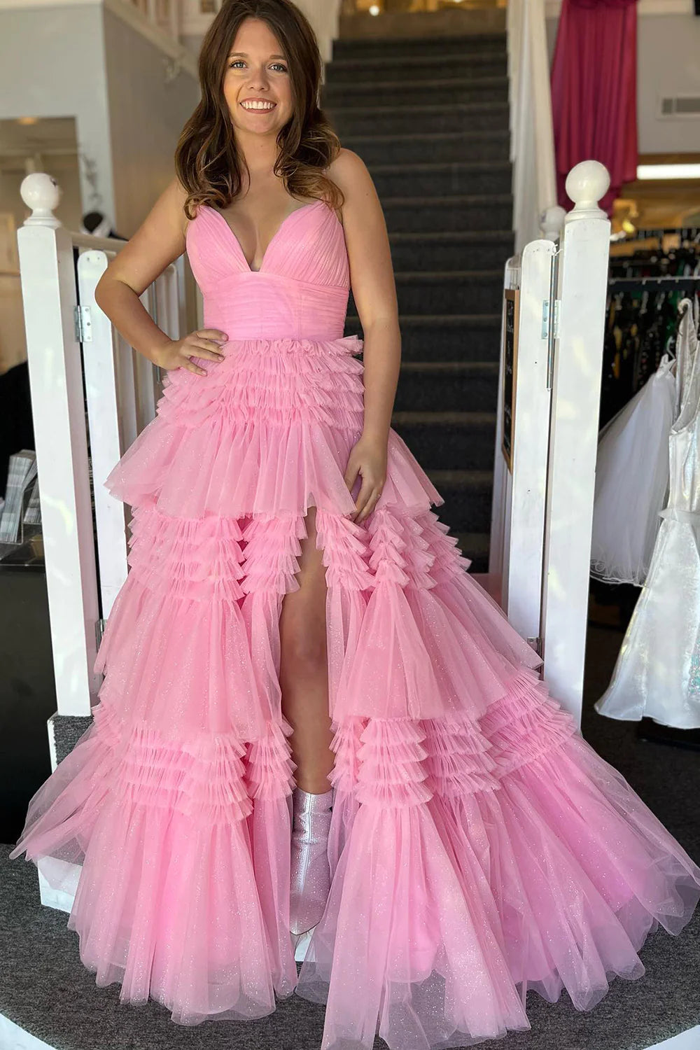 Sexy Daffodil A-Line Doric Sweetheart Long Prom Dress
