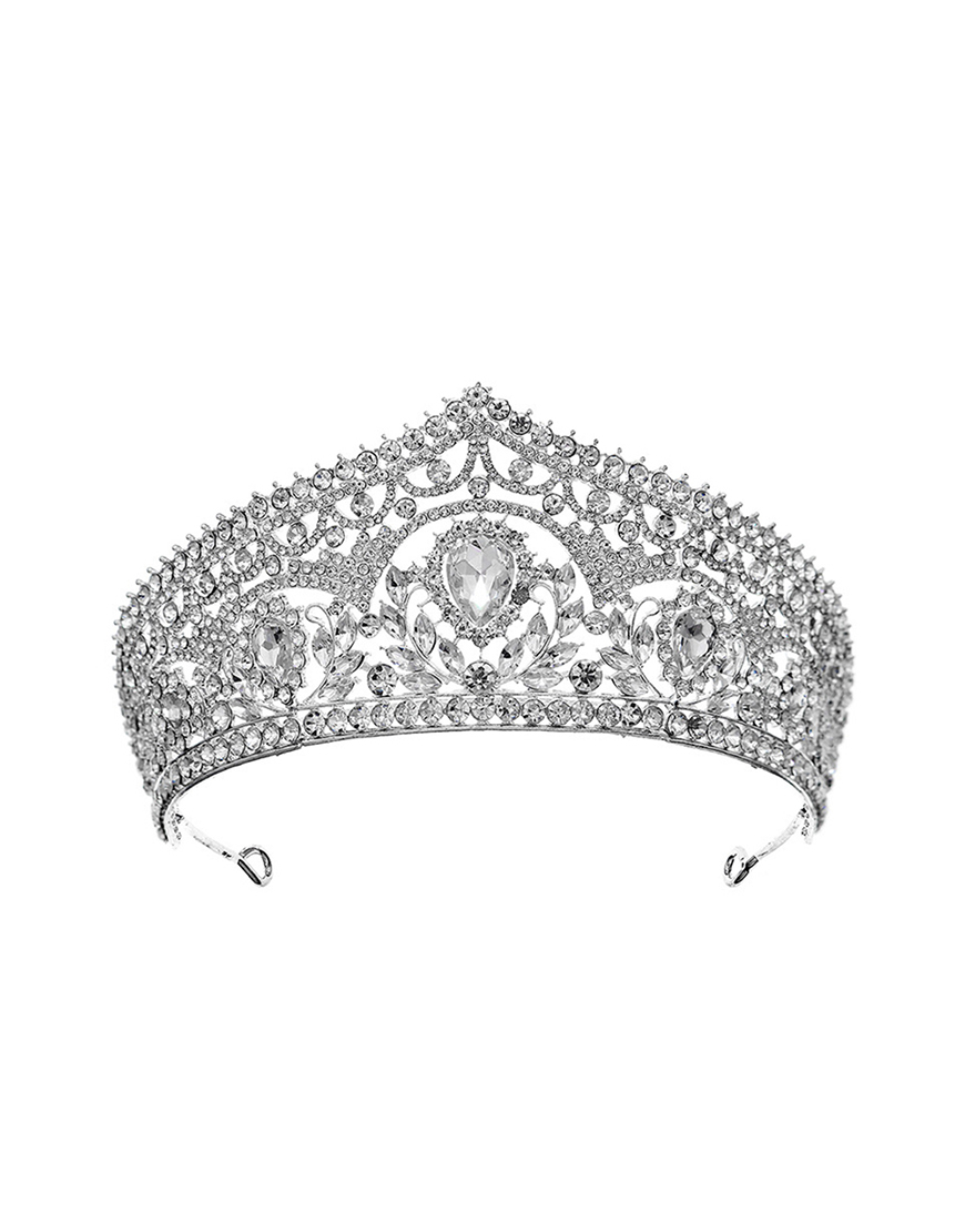 Elegant Golden Crystal Quinceanera Crown Princess Tiaras