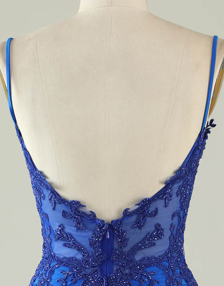 Spaghetti Straps Dark Green Short Tight Homecoming Party Dress