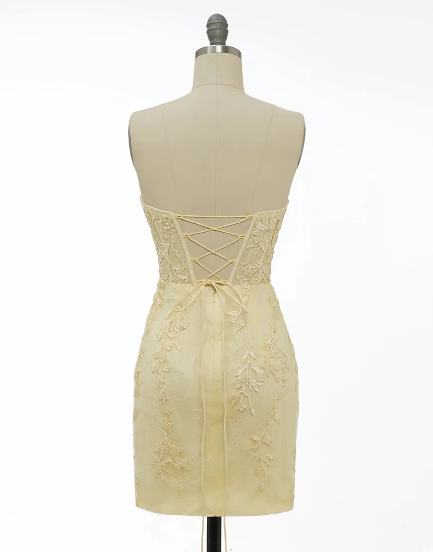 Sexy Elegant Sweetheart Lace Homecoming Dress Party Dress