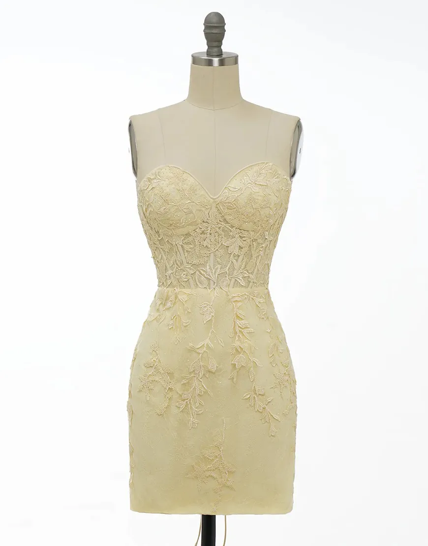 Sexy Elegant Sweetheart Lace Homecoming Dress Party Dress
