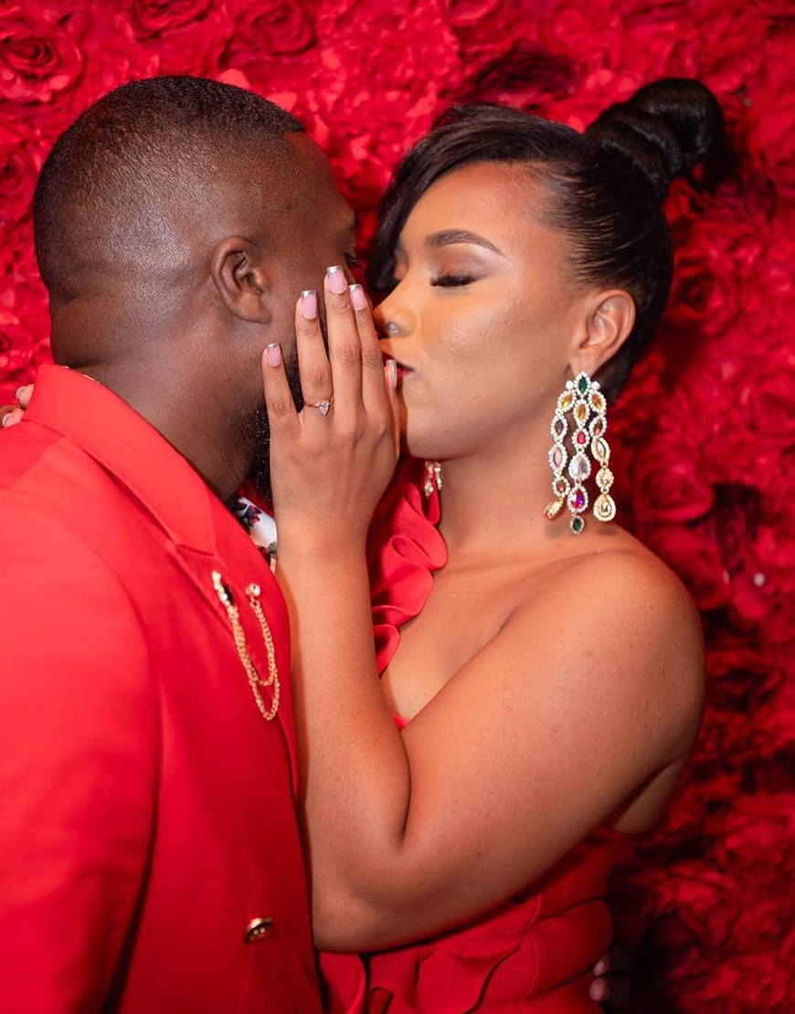 Red Peak Lapel 2 Piece Double Breasted Prom Homecoming Men's Suits