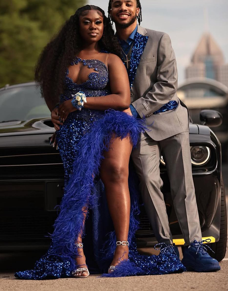 Sparkly Grey Notched Lapel 2 Piece Prom Homecoming Men's Suits with Sequin