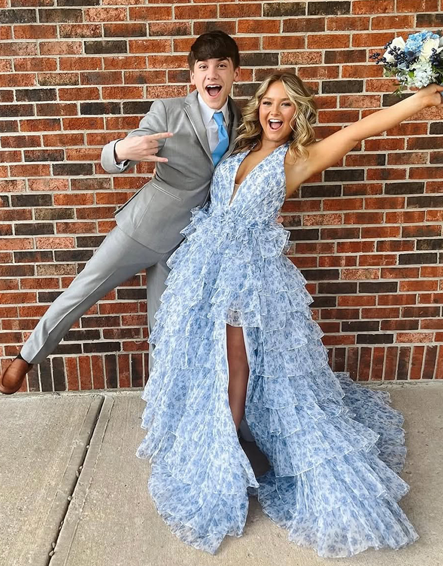 Simple Grey Notched Lapel 2 Piece Prom Homecoming Men's Suits