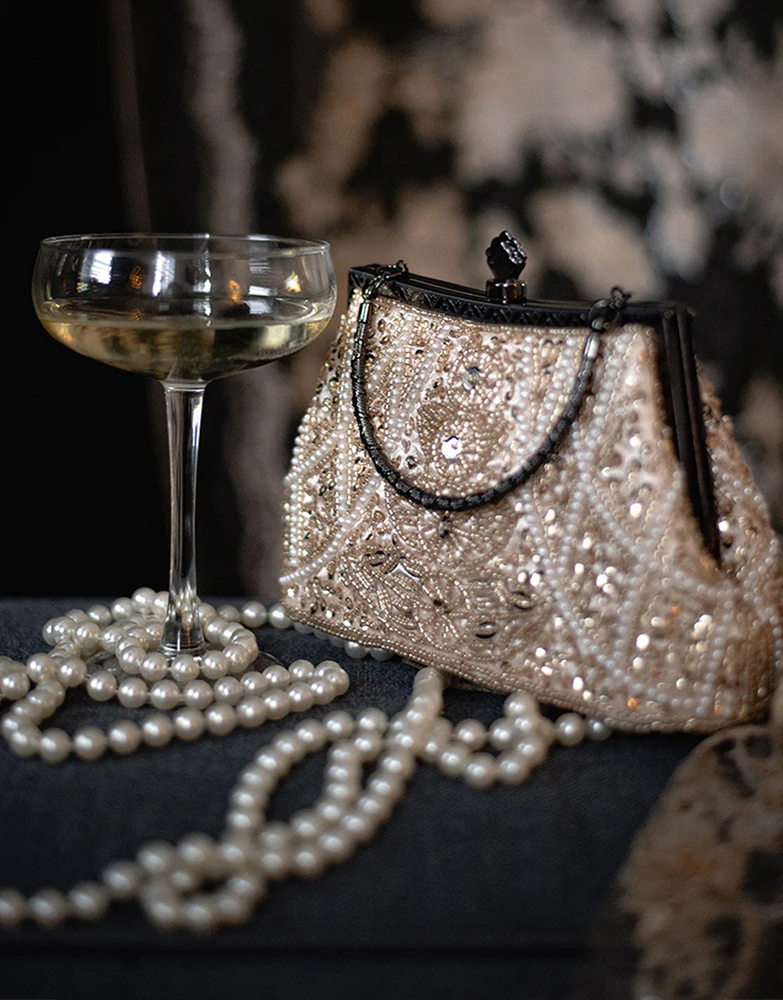 Vintage Pearl Handbag