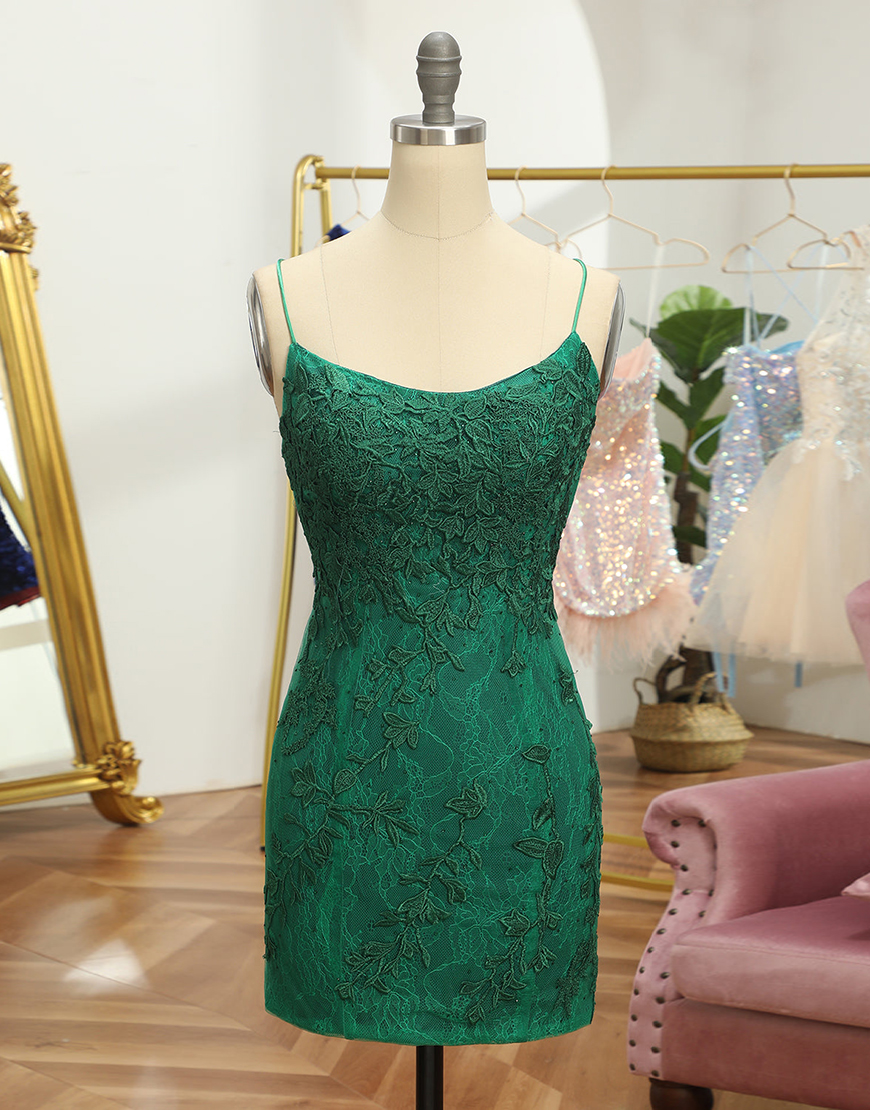 Bodycon Blue Homecoming Dress Backless Party Dress