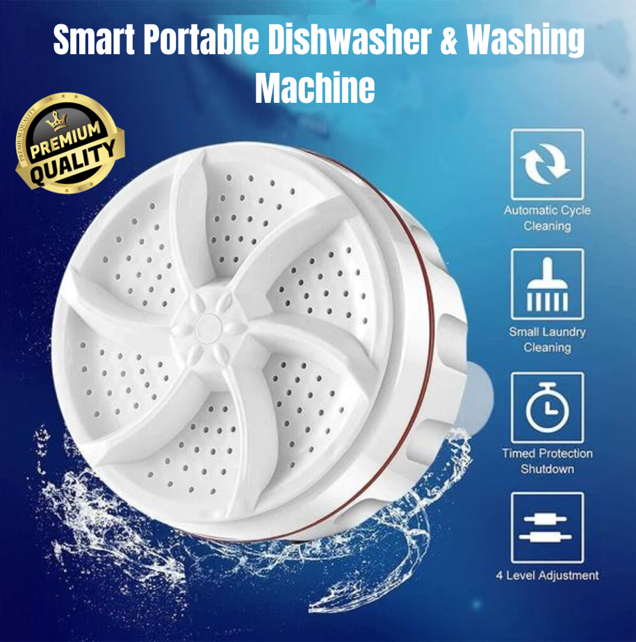 ⚡Smart Portable Washing Machine & Dishwasher