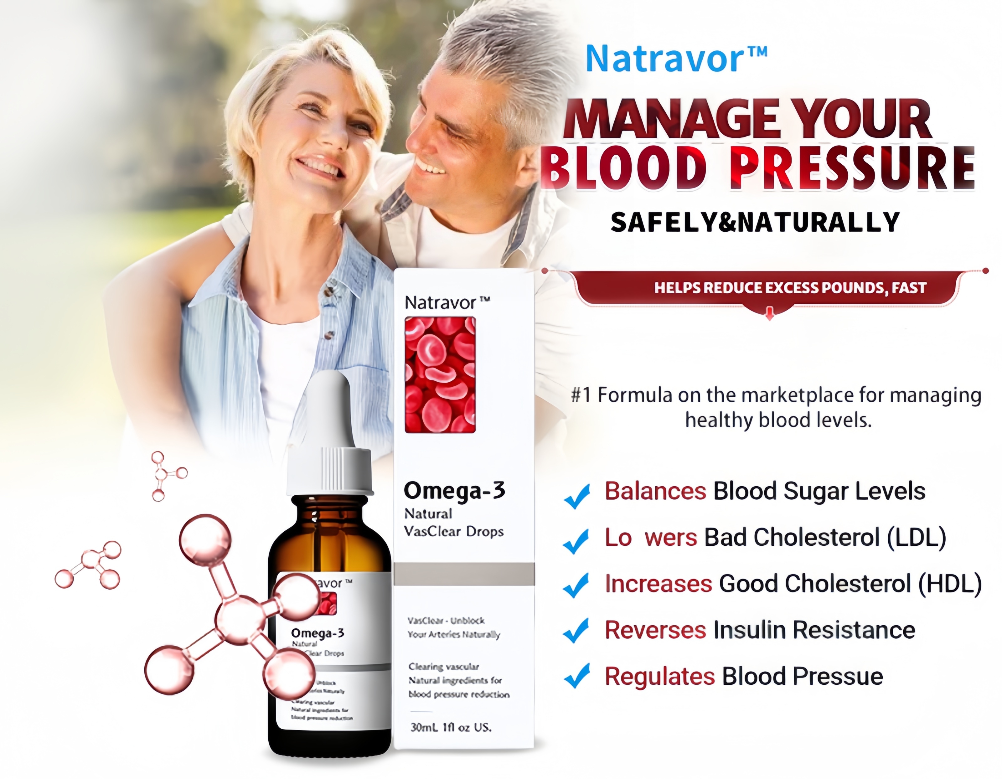 Natravor™Omega-3 Natural VasClear Drops(Prices may vary slightly with