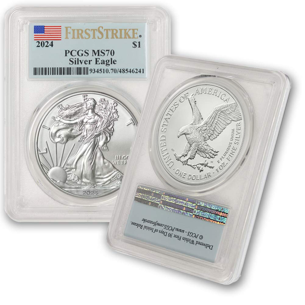SPECIAL OFFER - 2020-2024 American Silver Eagle Coins Brilliant Uncirculated