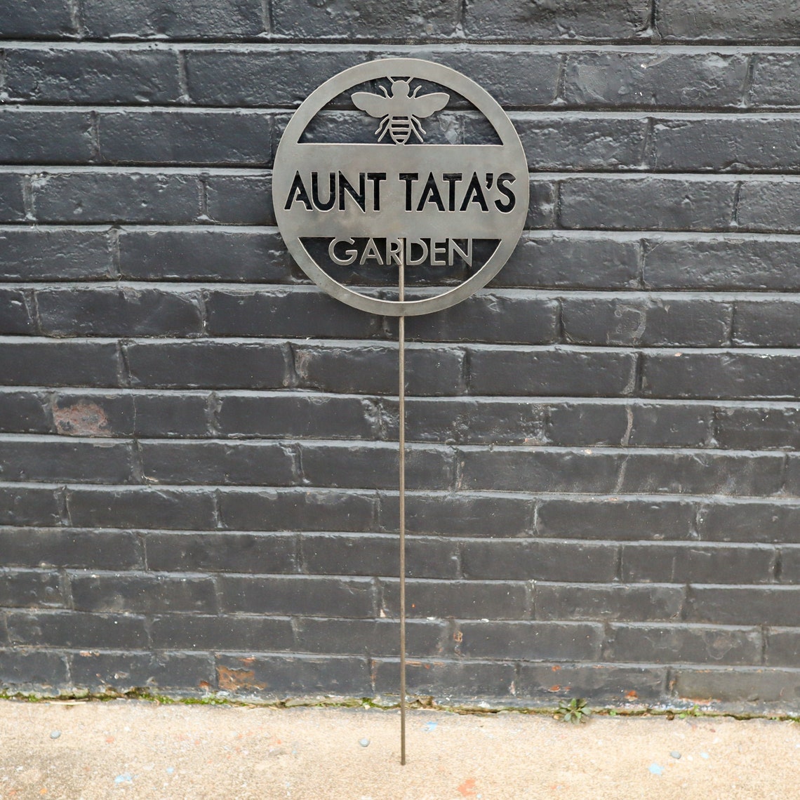 Personalized Bumble Bee Garden Stake Gifts for Her Personalized Gifts Garden Decor Free Shipping Planter Decor image 2