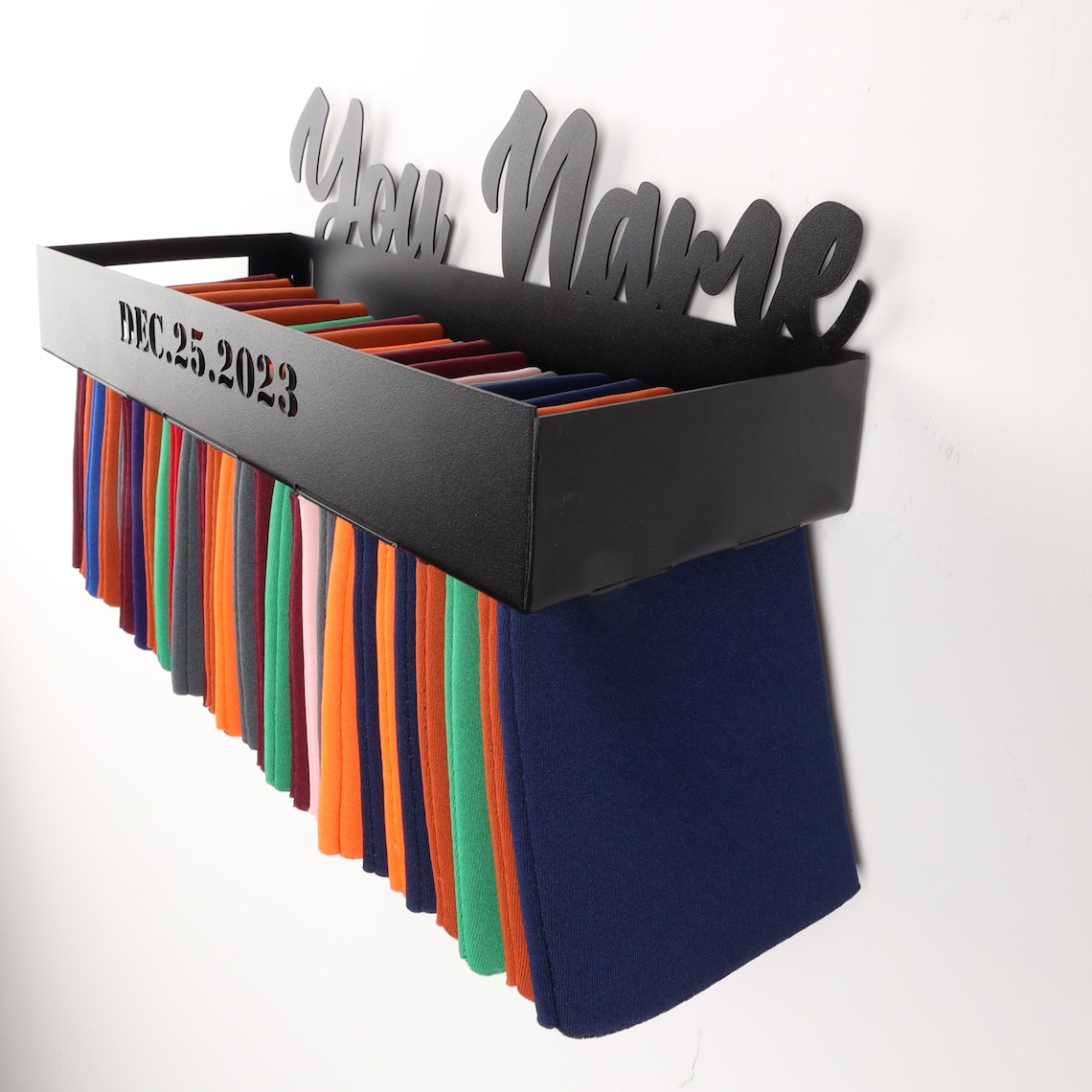 Personalized Can Coolers Dispenser, Custom Metal Can Coolers Holder Wall Mounted, Custom Gift for Dad Husband Boyfriend, Spring beer hugger image 2