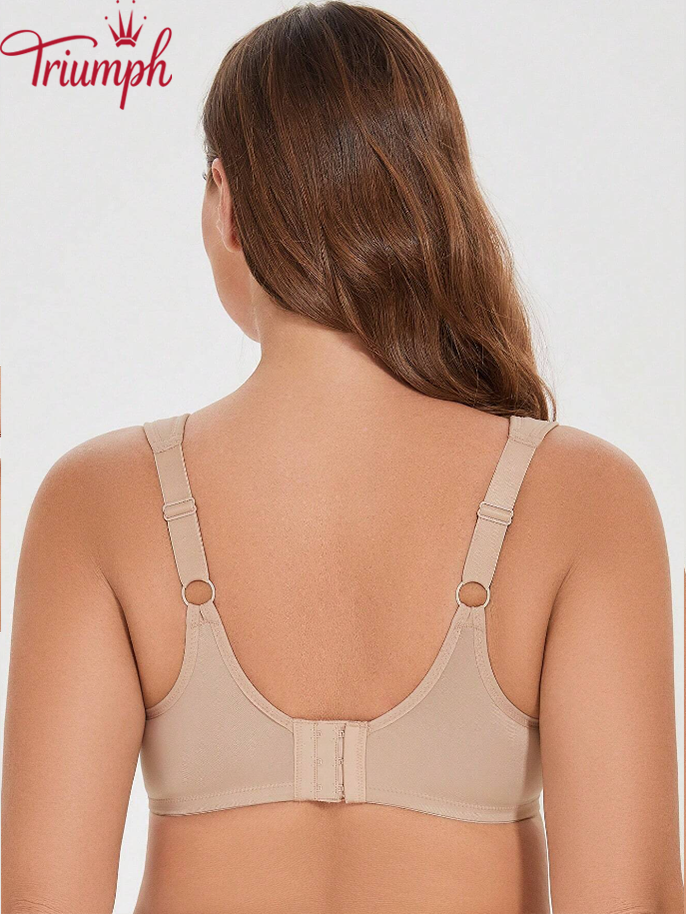 Triumph - (3 db) Női virágos csipke béleletlen teljes fedésű melltartó