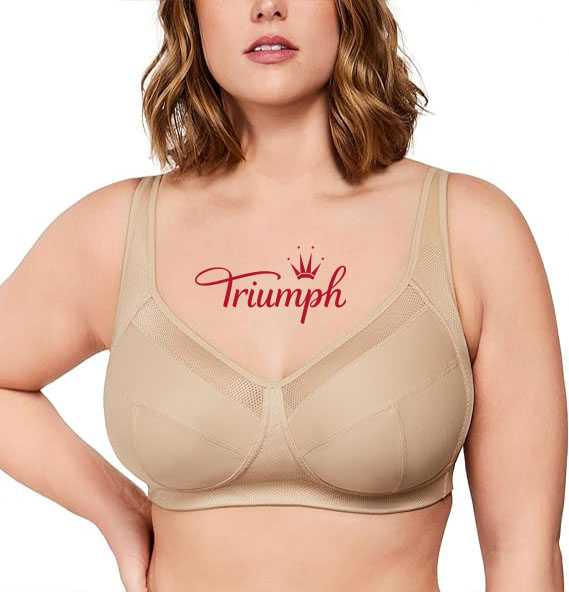 Triumph - 3 db 🔥Légáteresztő női csipke melltartó