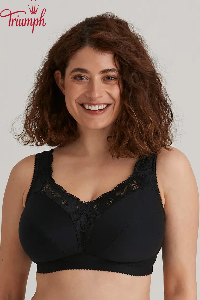 Triumph - (3 db) Csipke pamut melltartó