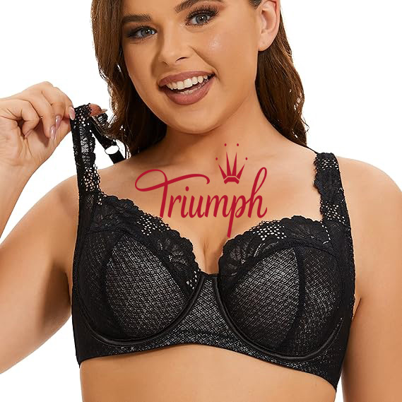 Triumph - (3 db)Női nagyméretű csipke aládrótozott melltartó